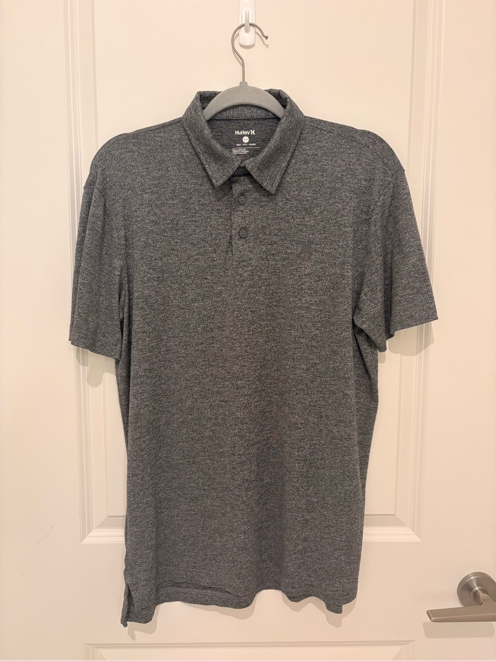 Hurley Men’s Dark Heather Gray Polo NWOT